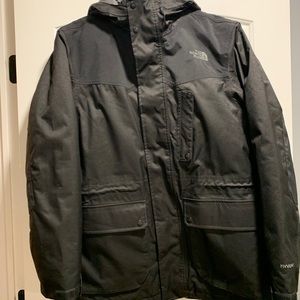 North Face Men’s Parka with zip out Fleece Jacket